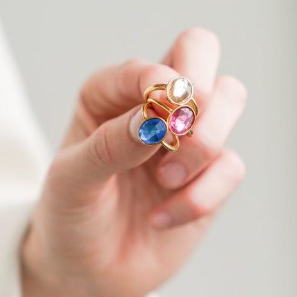Ocean Blue Gemstone Ring