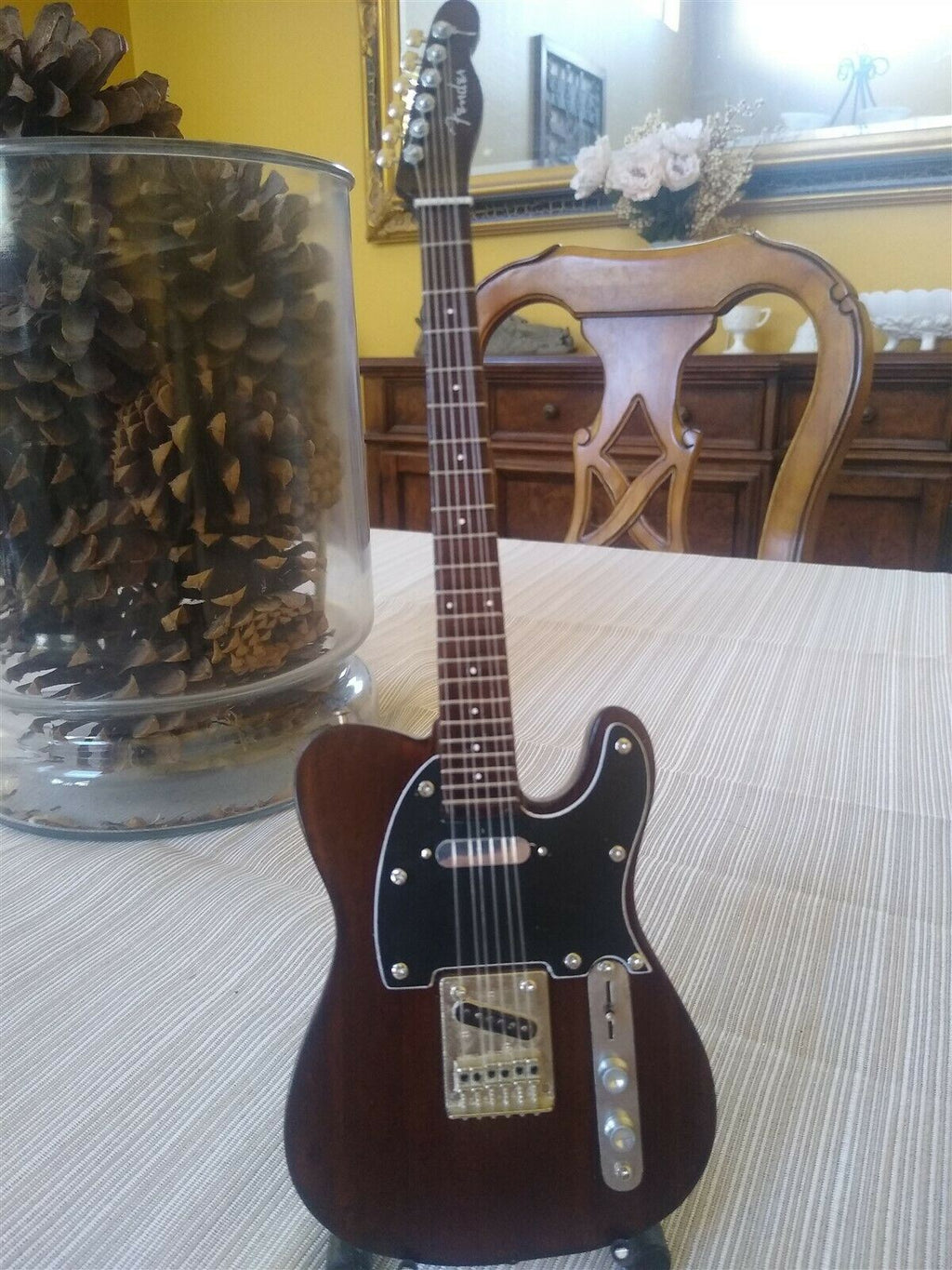 GEORGE HARRISON - Fender Telecaster Rose 1:4 Scale Replica Guitar ~Axe ...