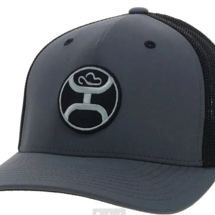 HOOey "Primo" (Charcoal/Black) - Trucker Cap