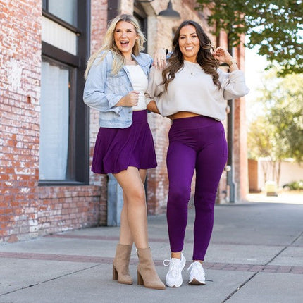 The Bailey Purple Skort