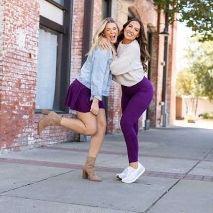 The Bailey Purple Skort