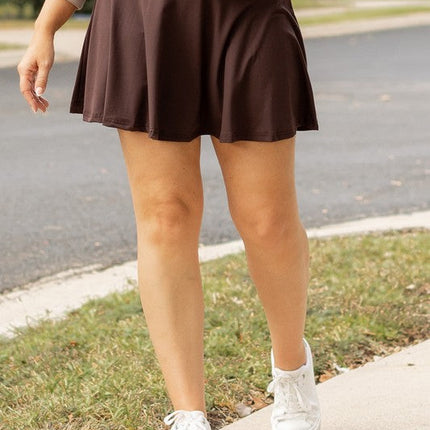 The Britt - Brown Skort