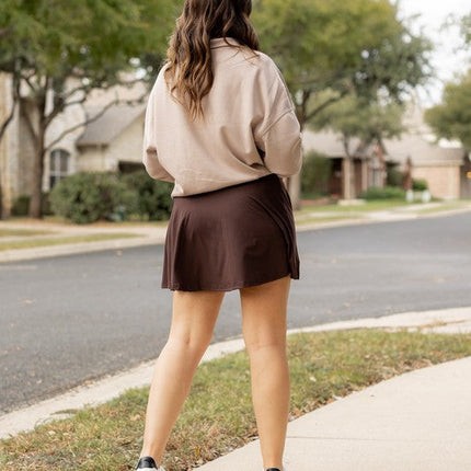 The Britt - Brown Skort