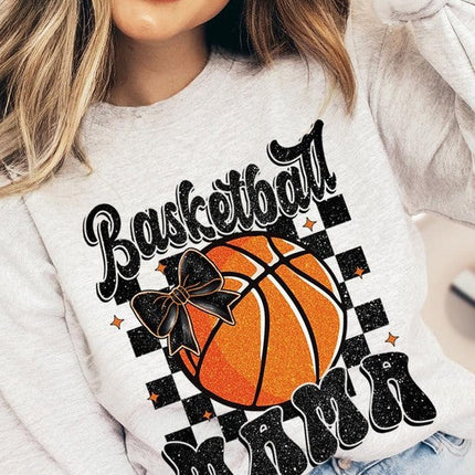 Basketball Mama Graphic Fleece Sweatshirt