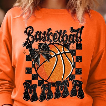Basketball Mama Graphic Fleece Sweatshirt