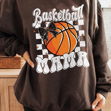 Basketball Mama Graphic Fleece Sweatshirt