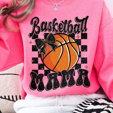 Basketball Mama Graphic Fleece Sweatshirt