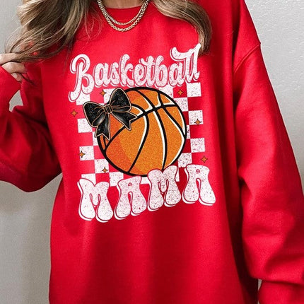 Basketball Mama Graphic Fleece Sweatshirt