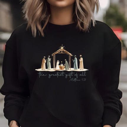 The Greatest Gift Of All Cozy Crew Sweatshirt