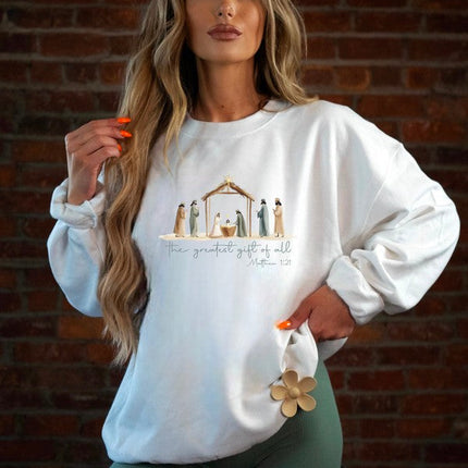 The Greatest Gift Of All Cozy Crew Sweatshirt
