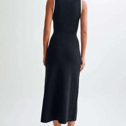 WOMEN FASHION LONG MIDI SWEATER DRESS
