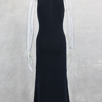 WOMEN FASHION LONG MIDI SWEATER DRESS