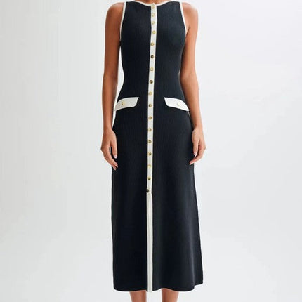 WOMEN FASHION LONG MIDI SWEATER DRESS