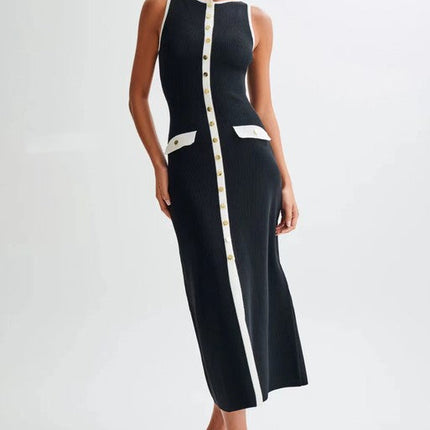 WOMEN FASHION LONG MIDI SWEATER DRESS