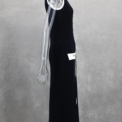 WOMEN FASHION LONG MIDI SWEATER DRESS