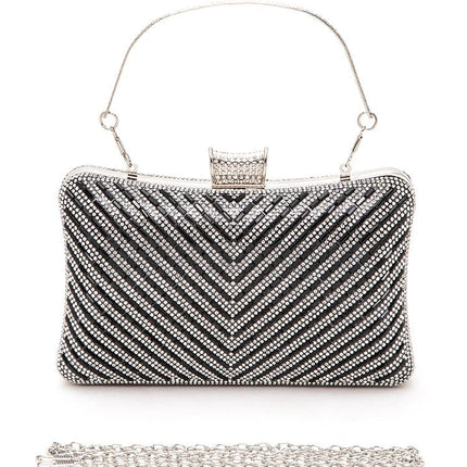 Convertible Top Handle Box Clutch