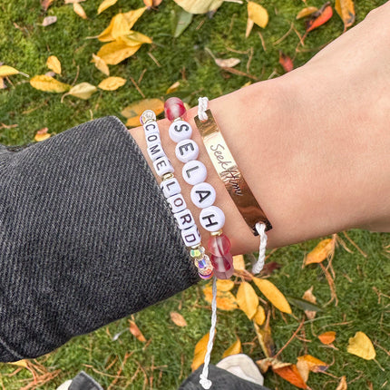 Selah Letter Bracelet