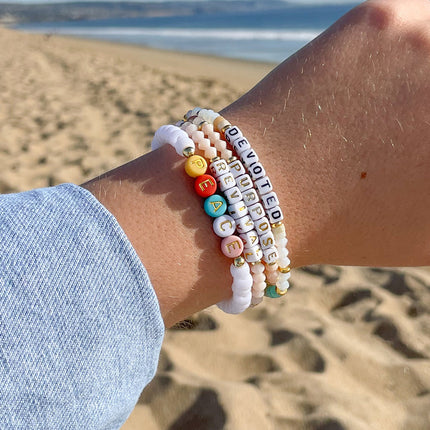 Purpose Letter Bracelet