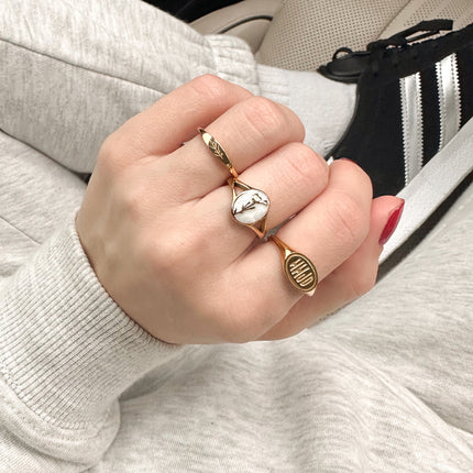 Gold WWJD Ring