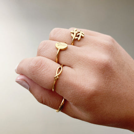 Gold Wildflower Ring