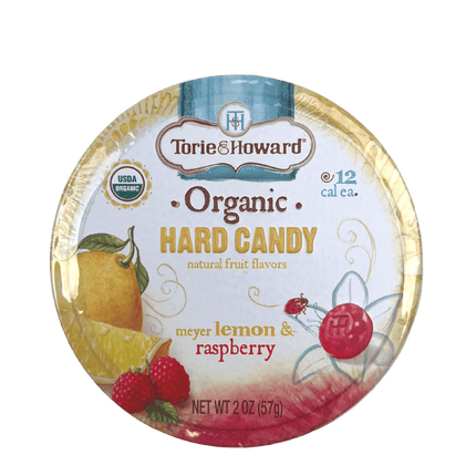 Hard Candy, Organic, Lemon & Raspberry