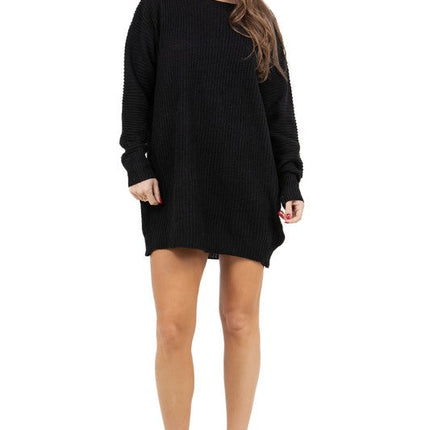 WOMEN FASHION SWEATER DRESS