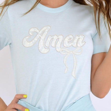 Amen Lace Graphic Tee