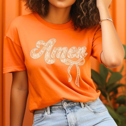 Amen Lace Graphic Tee