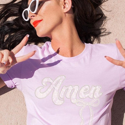 Amen Lace Graphic Tee