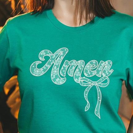 Amen Lace Graphic Tee