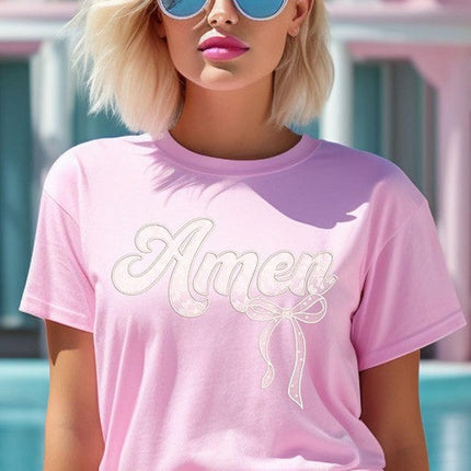 Amen Lace Graphic Tee