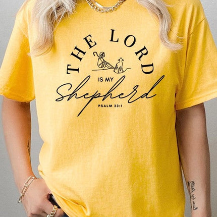 The Lord Is My Shepherd Graphic Heavy Cotton Tee