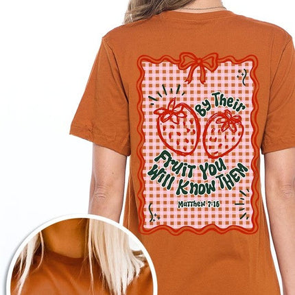 By their Fruit Strawberry Graphic Tee