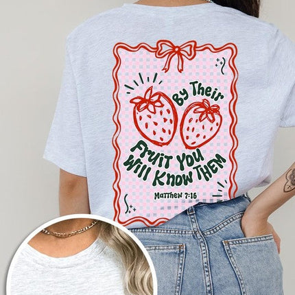 By their Fruit Strawberry Graphic Tee