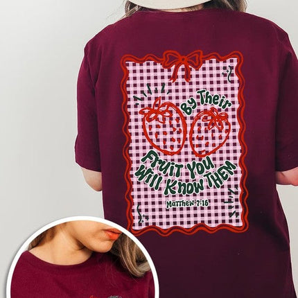 By their Fruit Strawberry Graphic Tee