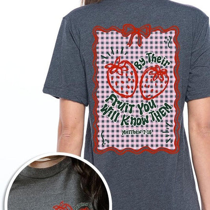 By their Fruit Strawberry Graphic Tee