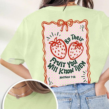 By their Fruit Strawberry Graphic Tee