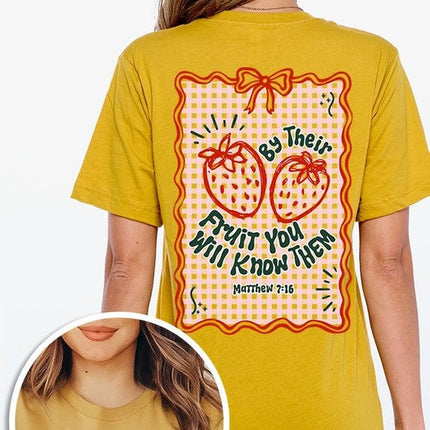By their Fruit Strawberry Graphic Tee