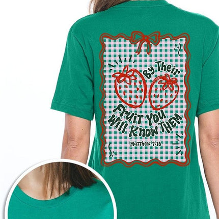 By their Fruit Strawberry Graphic Tee