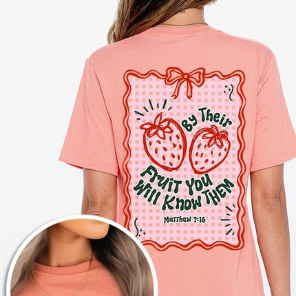 By their Fruit Strawberry Graphic Tee