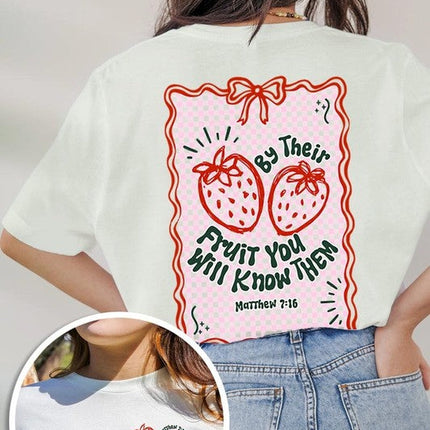 By their Fruit Strawberry Graphic Tee
