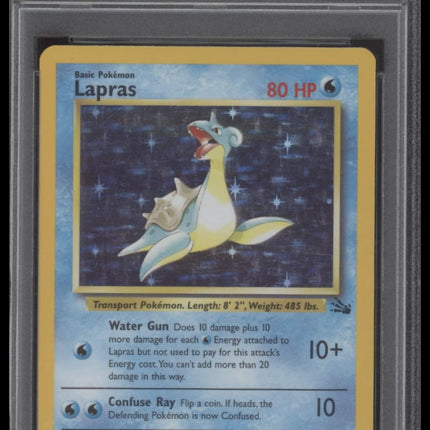 Lapras-Holo 1999 Pokemon Fossil #10 PSA 5