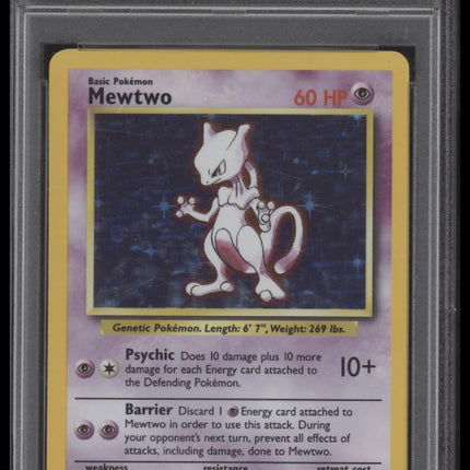 Mewtwo-Holo 1999 Pokemon Game #10 PSA 7