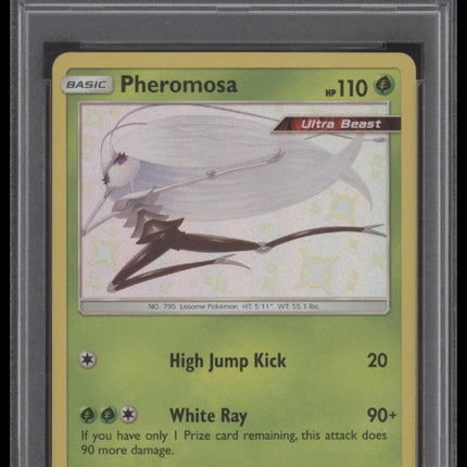 Pheromosa-Holo 2019 Pokemon Sun & Moon Hidden Fates #SV5 Hidden Fates PSA 9