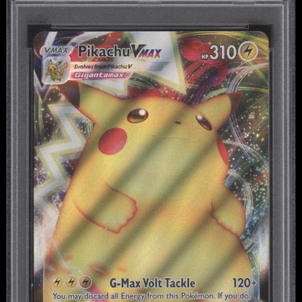Fa/Pikachu Vmax 2020 Pokemon Sword & Shield Vivid Voltage #044 PSA 8