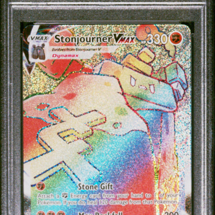 Fa/Stonjourner Vmax 2020 Pokemon Sword & Shield #205 Secret PSA 10
