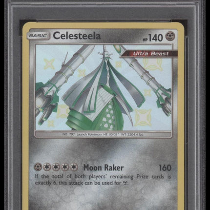 Celesteela-Holo 2019 Pokemon Sun & Moon Hidden Fates #SV32 Hidden Fates PSA 10
