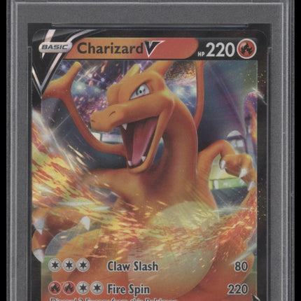Charizard V 2020 Pokemon Sword & Shield Darkness Ablaze #019 PSA 9