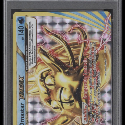 Omastar Break 2016 Pokemon Xy Fates Collide #19 Fates Collide PSA 10