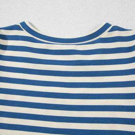 Stripe America Cursive Graphic Puff Sleeve T-shirt